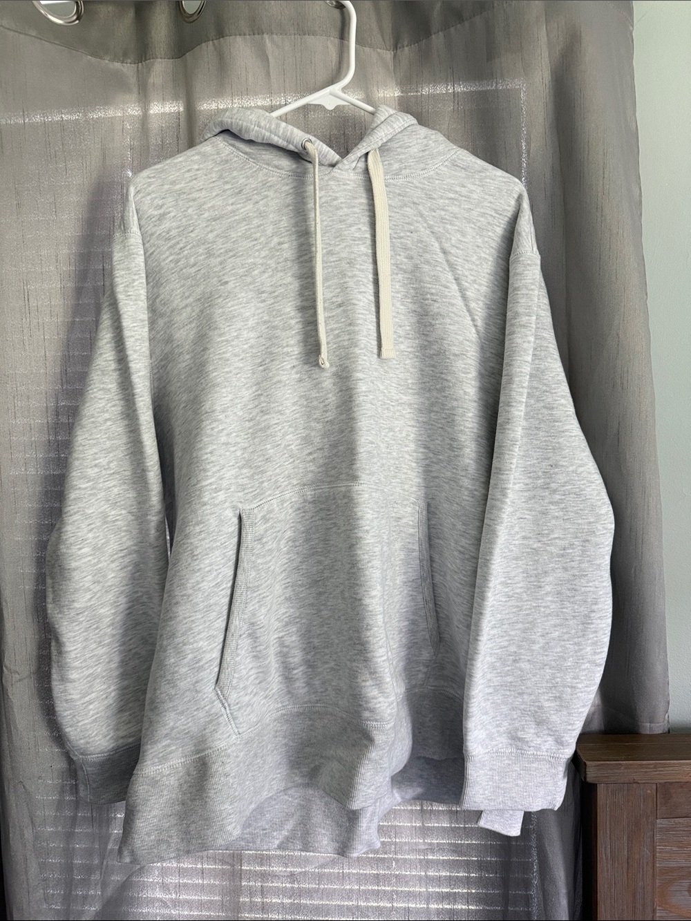 Newport Light Gray Boyfriend Hoodie